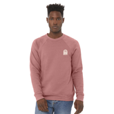Belmont Park Crewneck Sweater - Mauve Pink