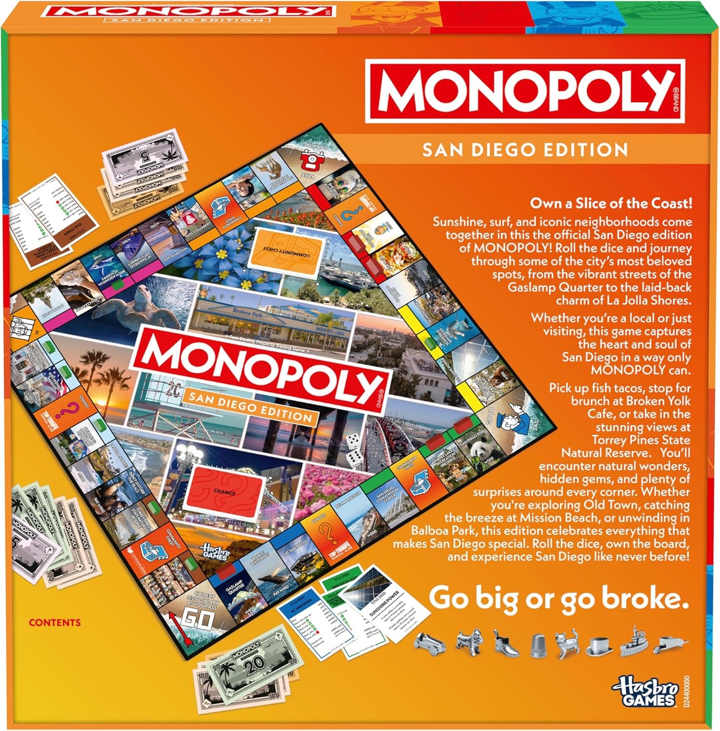 Monopoly: San Diego Edition Board Game - Featuring Belmont Park