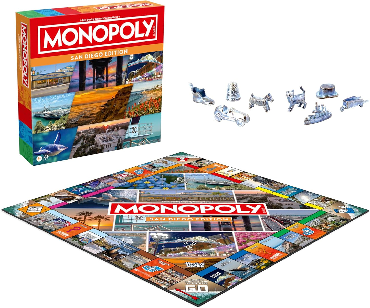 Monopoly: San Diego Edition Board Game - Featuring Belmont Park