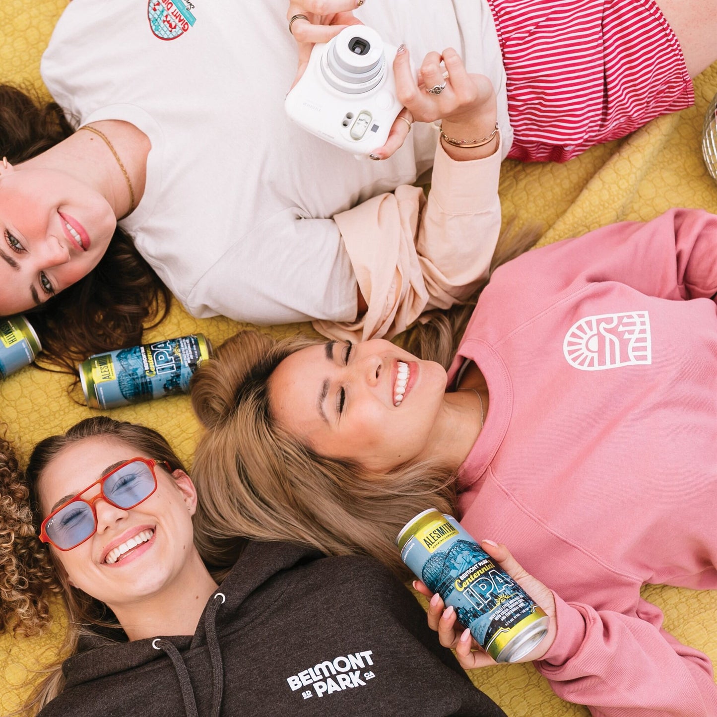 Belmont Park Crewneck Sweater - Mauve Pink