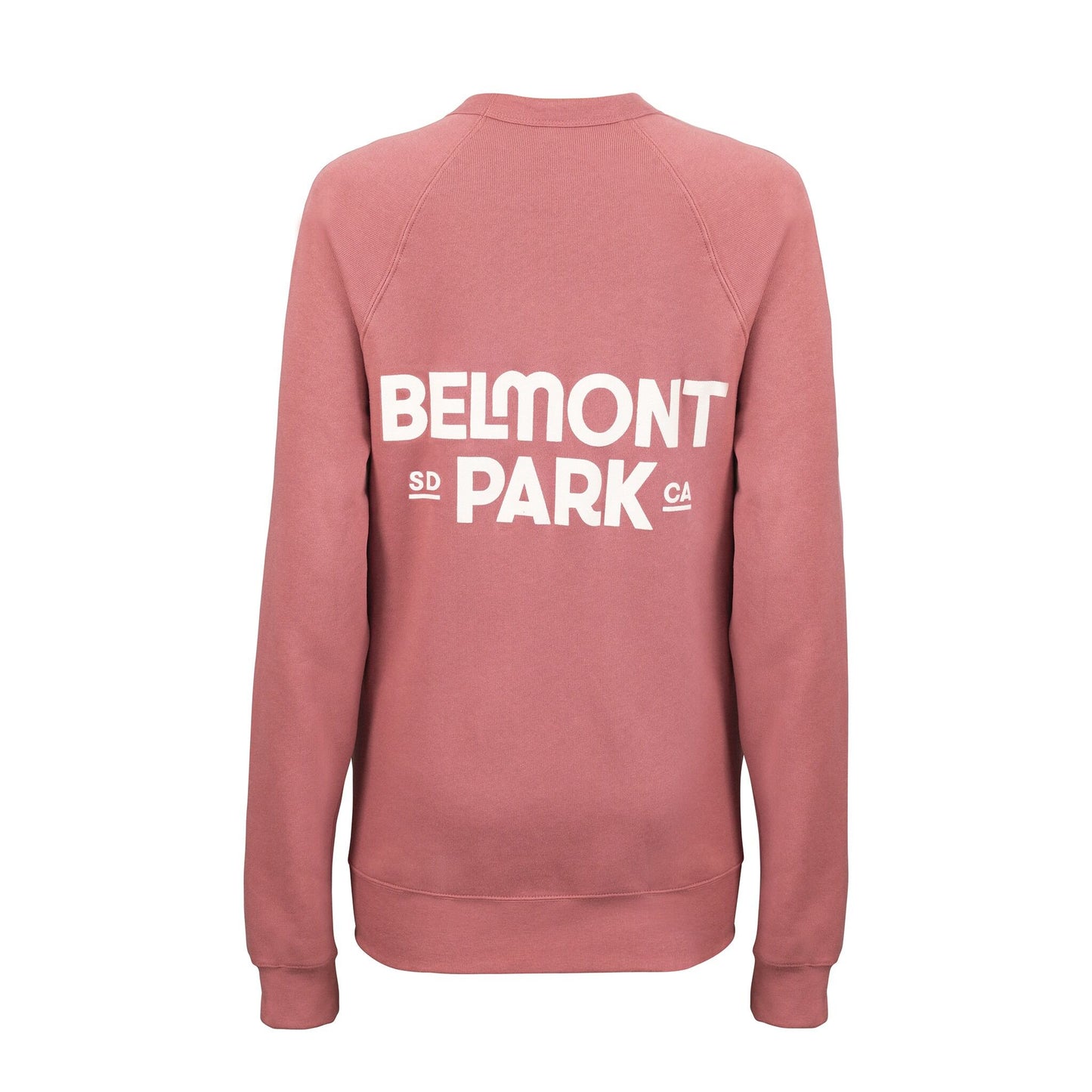 Belmont Park Crewneck Sweater - Mauve Pink